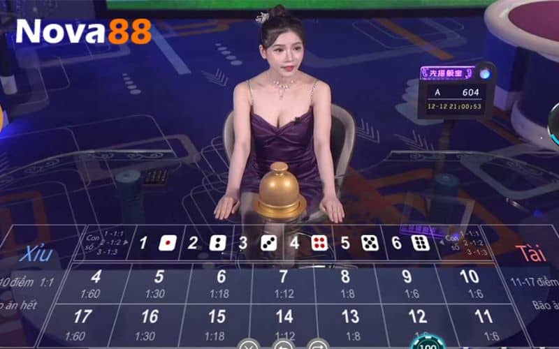 Tài Xỉu Online tại Casino NOVA88 có giao diện hiện đại Tài Xỉu Online tại Casino NOVA88 có giao diện hiện đại