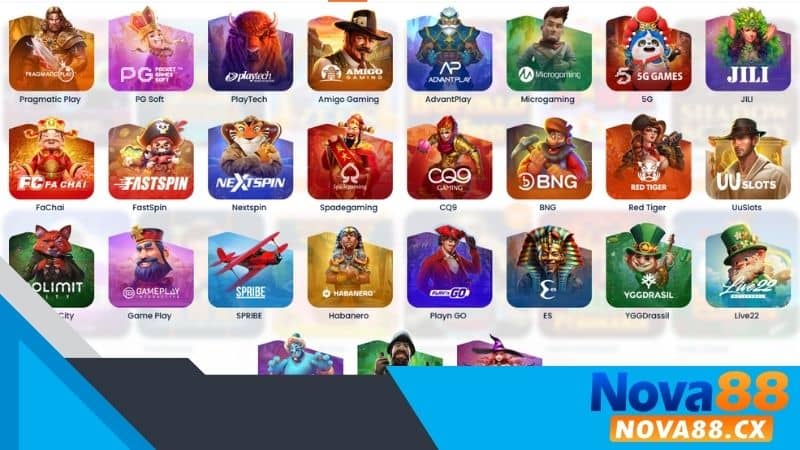 Các sảnh chơi uy tín tại Nổ Hũ NOVA88